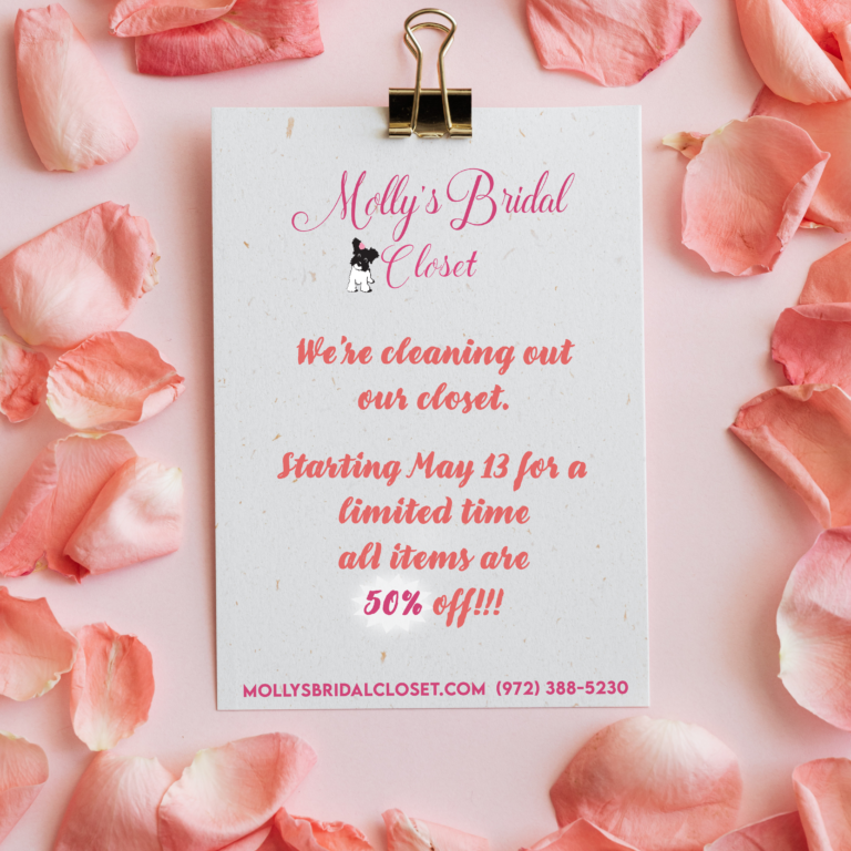 DFW’s Premier Bridal Outlet Store!